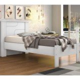 Cama de Solteiro Pérola Branca